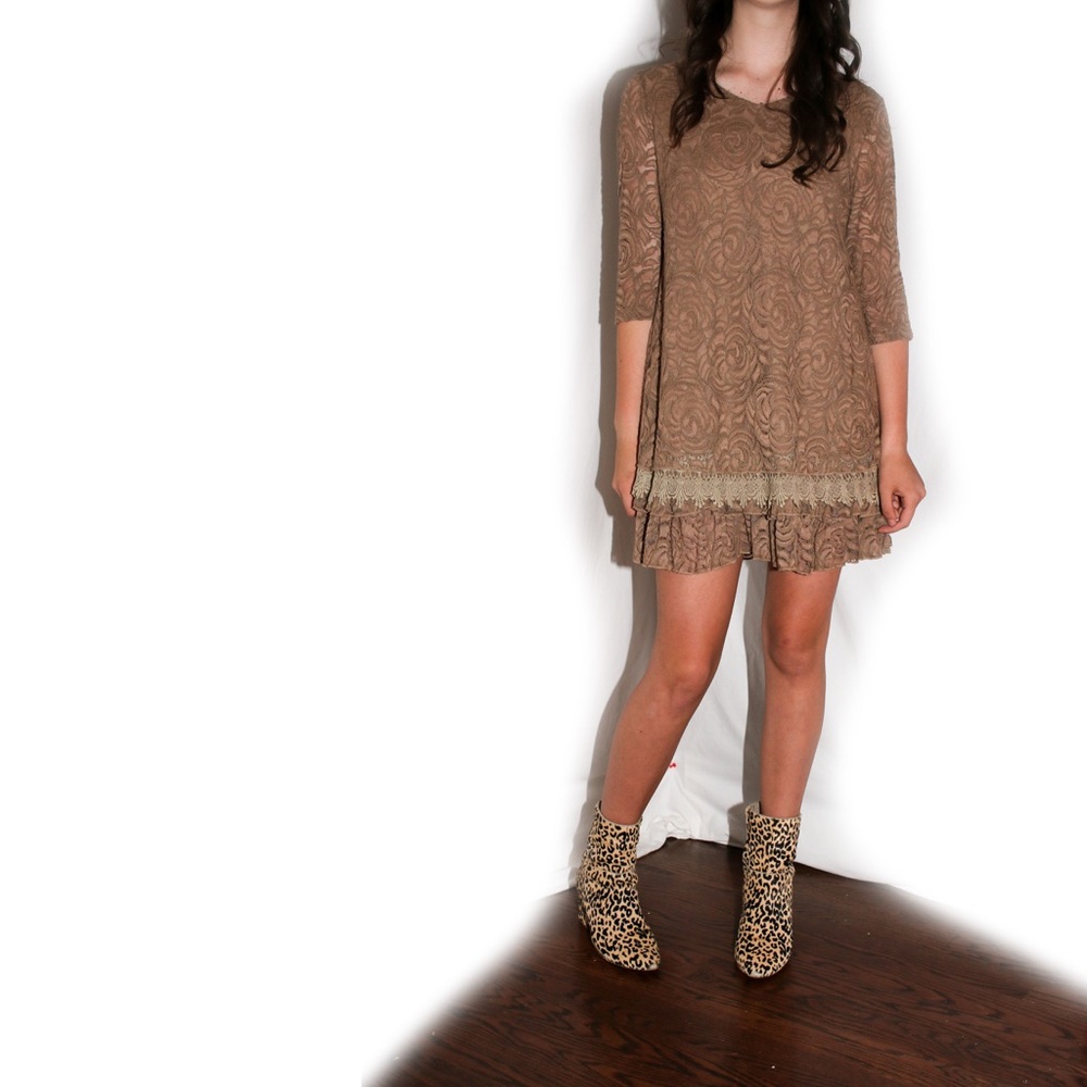boho lace boutique dress